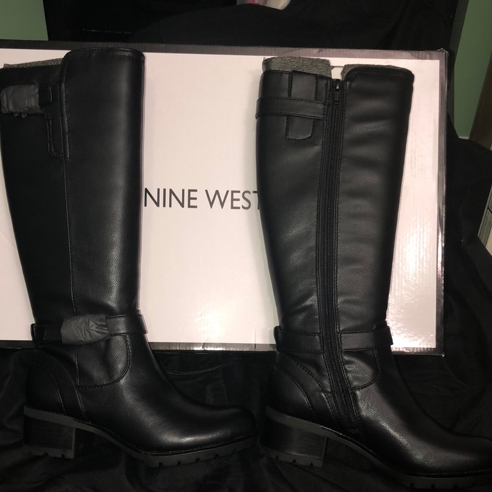 Brand New Nine West Black Boots Size 7